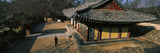 High Angle View of a Buddhist Temple  Bulguksa Temple  Gyeongju  Gyeongsang Province  South Korea