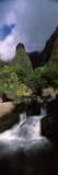 Stream Flowing Through a Valley  Iao Valley  Iao Needle  Wailuku  Maui  Hawaii  USA