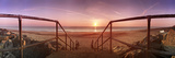 Staircase Leading Towards a Beach  California  Norfolk  England