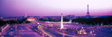 Dusk Place De La Concorde Paris France