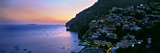 Buildings Lit Up at Night  Positano  Amalfi  Amalfi Coast  Campania  Italy