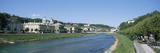 Building at the Riverside  Salzach River  Salzburg  Austria