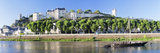 Houses in a Town on a Hill  Chinon  Indre-Et-Loire  Loire Valley  Loire River  Region Centre  Fr