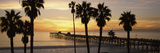 Silhouette of a Pier  San Clemente Pier  Los Angeles County  California  USA