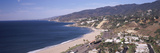 High Angle View of a Beach  Highway 101  Malibu Beach  Malibu  Los Angeles County  California  USA