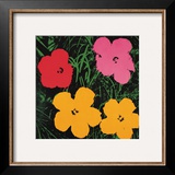 Flowers  c1964 (1 red  1 pink  2 yellow)