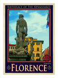 Statue of David  Piazza Della Signoria  Florence Italy 3