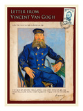 Letter from Vincent: Portrait of the Postman Joseph Roulin
