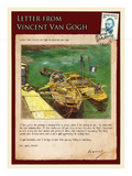 Letter from Vincent: Quay with Men Unloading Sand Barges
