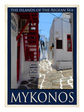 Alleyway in Mykonos Greece 4