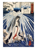 Hatsuhana Doing Penance under the Tonosawa Waterfall