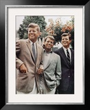 Brothers  John F Kennedy  Robert Kennedy  and Ted Kennedy  Right  in Hyannis Port  Massachusetts