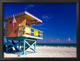 Life Guard Station  South Beach  Miami  Florida  USA