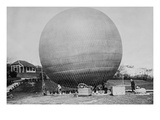 Lambert's Balloon Getting Ready to Take Off