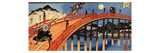The Moonlight Fight Between Yoshitsune and Benkei on the Gojobashi