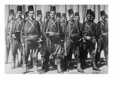 Turkish Infantry with Fez's and Rifles in Formation