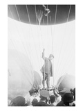 Aviator in Basket of a Hot Air Balloon