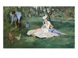 The Monet Family in their Garden at Argenteuil 