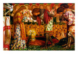 How Sir Galahad  Sir Bors and Sir Percival Were Fed with the Sanc Grael