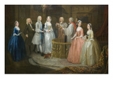 The Wedding of Stephen Beckingham and Mary Cox  1729 (Detail)