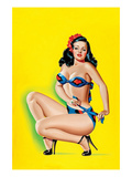 Beauty Parade Magazine; Pinup in a Bikini