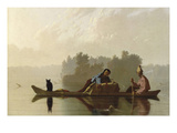 Fur Traders Descending the Missouri