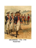 Drummers - 1796 - 1799 - Parade Rest