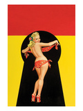 Whisper Magazine; "Keyhole Pinup with Bandana"