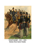 Staff Romp - 1851 - 1858 - Salutes from Junior Grades