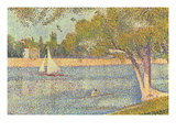 The Seine by the Island of Jatte in Spring