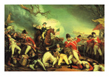 Death of General Mercer at the Battle of Princeton Against the Hessians