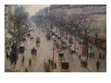 The Boulevard Montmartre on a Winter Morning