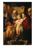 The Holy Family with Saint Anne and the Young Baptist and His Parents