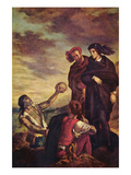 Hamlet and Horatio in a Graveyard