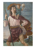 Saint Christopher and the Infant Christ Mural