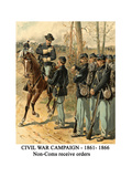Civil War Campaign - 1861- 1866 - Non-Coms Receive Orders