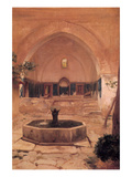 Courtyard at the Mosque at Broussa  Turkey