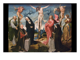 The Crucifixion with Donors and Saints Peter and Margaret 