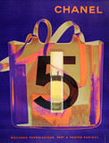 Chanel Bag (Purple Yellow)