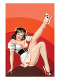 Titter Magazine; Winking Brunette