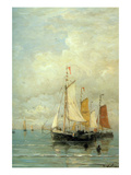 A Moored Fishing Fleet