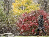 APTOPIX October Snow