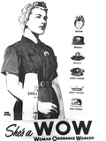WWII US Woman Ordnance Worker