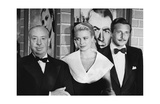 Alfred Hitchcock  Grace Kelly  and Oleg Cassini