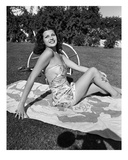 Rita Hayworth Sunbathing