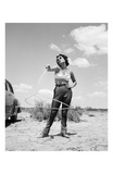 Elizabeth Taylor with Lasso