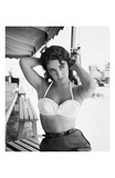 Elizabeth Taylor with Hands Behind Head