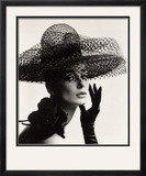 Tania Mallet in a Madame Paulette Stiffened Net Picture Hat  1963