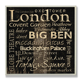 London Landmarks Typography