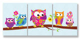 Polka Dot & Stripe Owls Trip Set